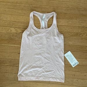 Swiftly tech racerback 2.0 feather pink 6